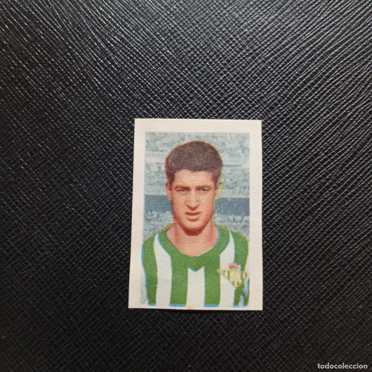 Cromos de f&uacute;tbol: 139 VALDERAS REAL BETIS RUIZ ROMERO CAMPEONATOS 1959 1960 59 60 - DESPEGADO - A122 PG5