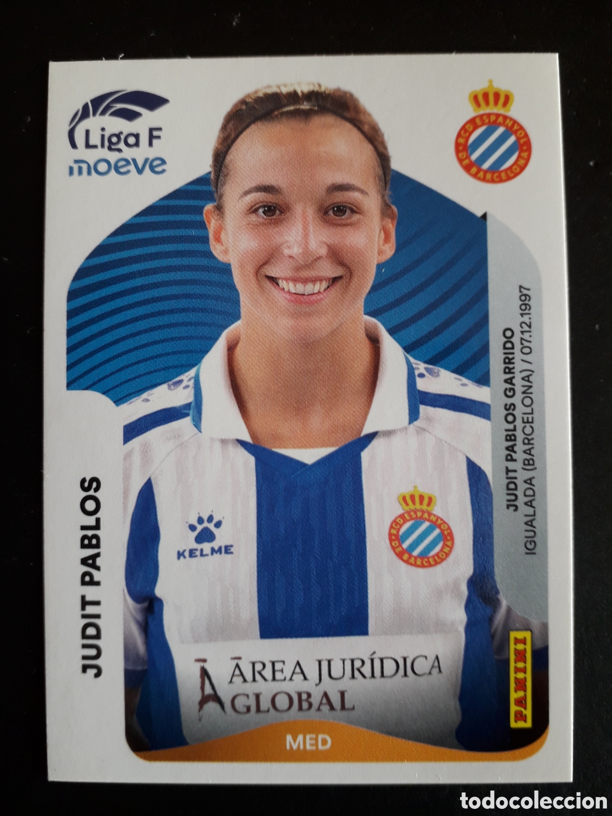 Cromos de f&uacute;tbol: JUDIT PABLOS RCD ESPA&Ntilde;OL/ESPANYOL N&deg; 197 B LIGA F FEMENINA 2025 2026 25 26 PANINI PEDIDO M&Iacute;NIMO 3&euro;