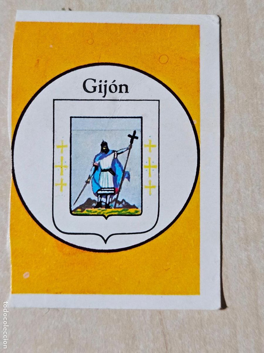 Cromos de f&uacute;tbol: N&ordm; 177 emblema gijon - Editorial Ruiz Romero 1971-1972, 71-72 - cromo recuperado