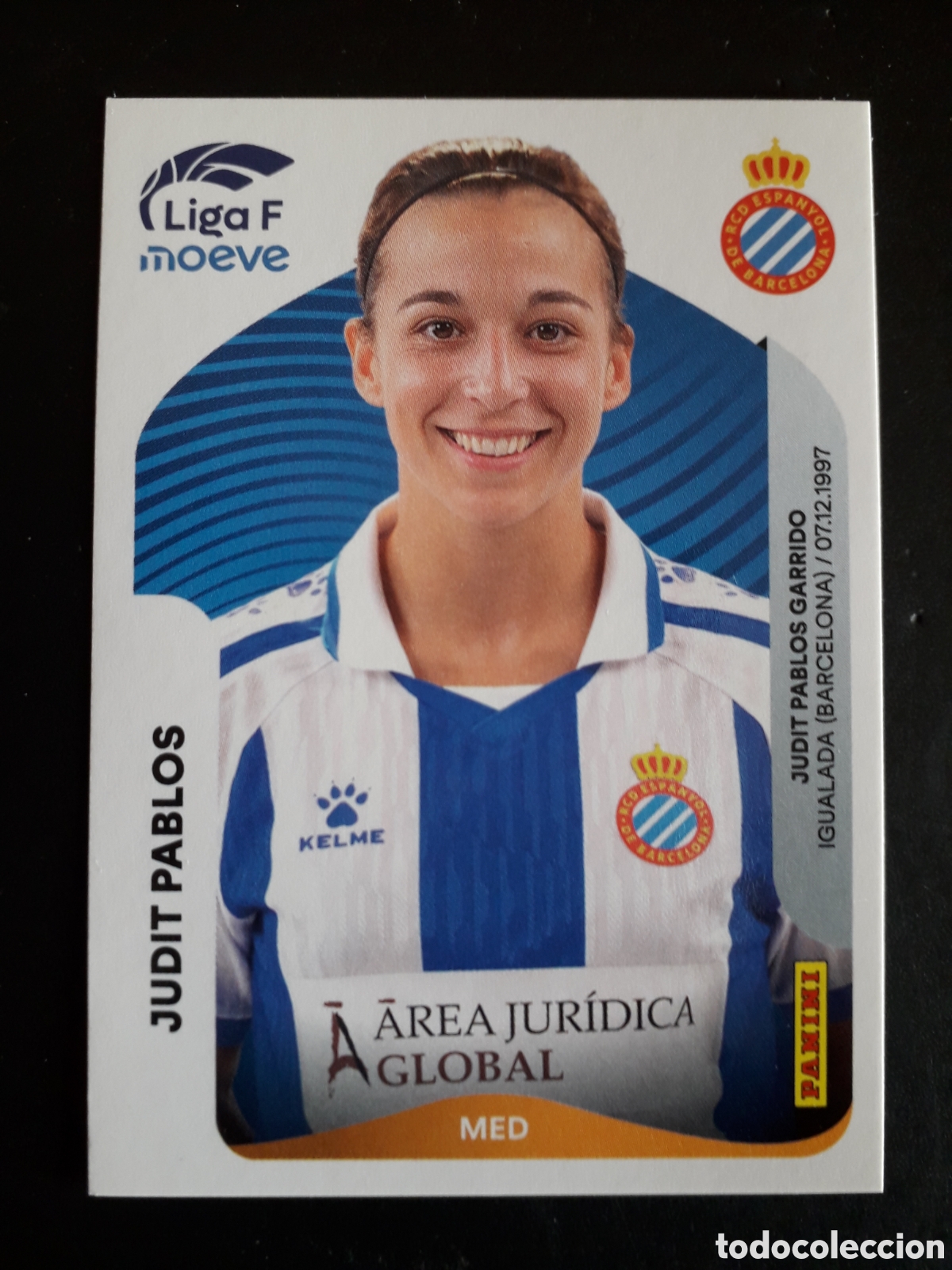 Cromos de f&uacute;tbol: JUDIT PABLOS RCD ESPA&Ntilde;OL/ESPANYOL N&deg; 197 B LIGA F FEMENINA 2025 2026 25 26 PANINI PEDIDO M&Iacute;NIMO 3&euro;