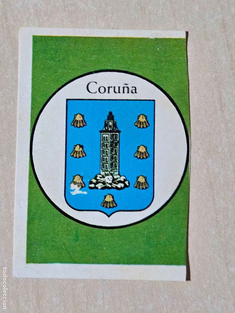 Cromos de f&uacute;tbol: N&ordm; 237 emblema coru&ntilde;a - Editorial Ruiz Romero 1971-1972, 71-72 - cromo recuperado