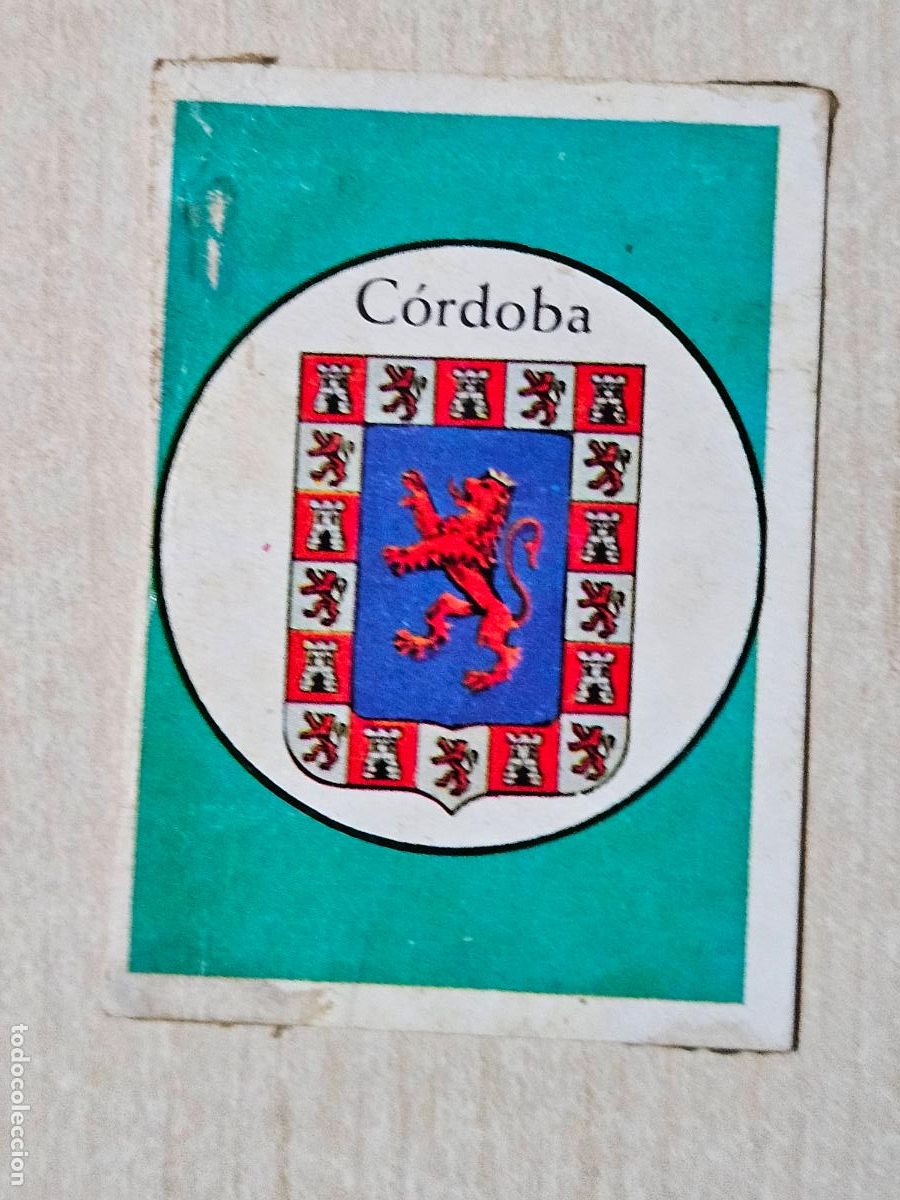 Cromos de f&uacute;tbol: N&ordm; 273 emblema cordoba - Editorial Ruiz Romero 1971-1972, 71-72 - cromo recuperado
