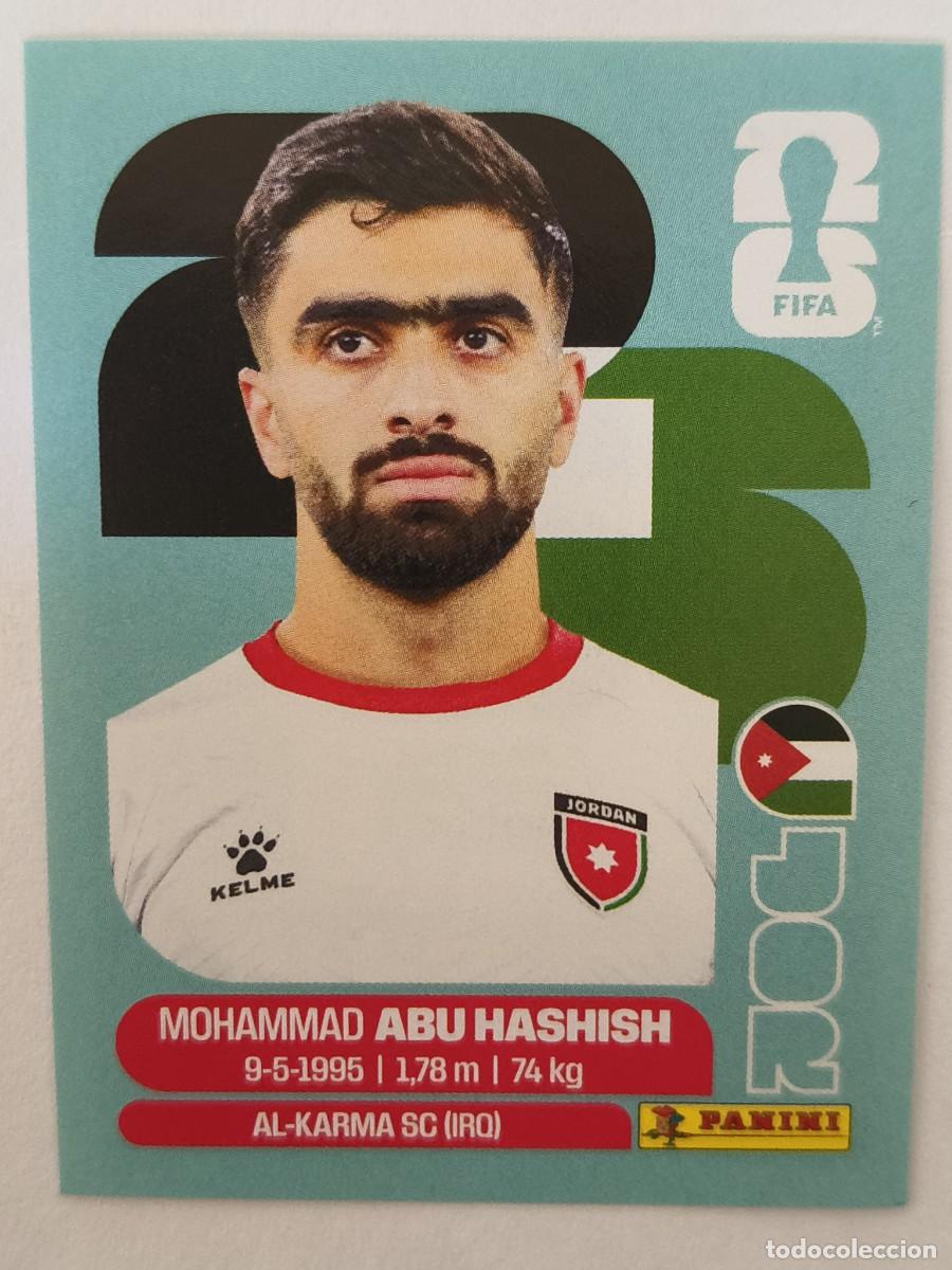 Cromos de f&uacute;tbol: #JOR 4 ABU HASHISH (JORDANIA) MUNDIAL 2026 PANINI
