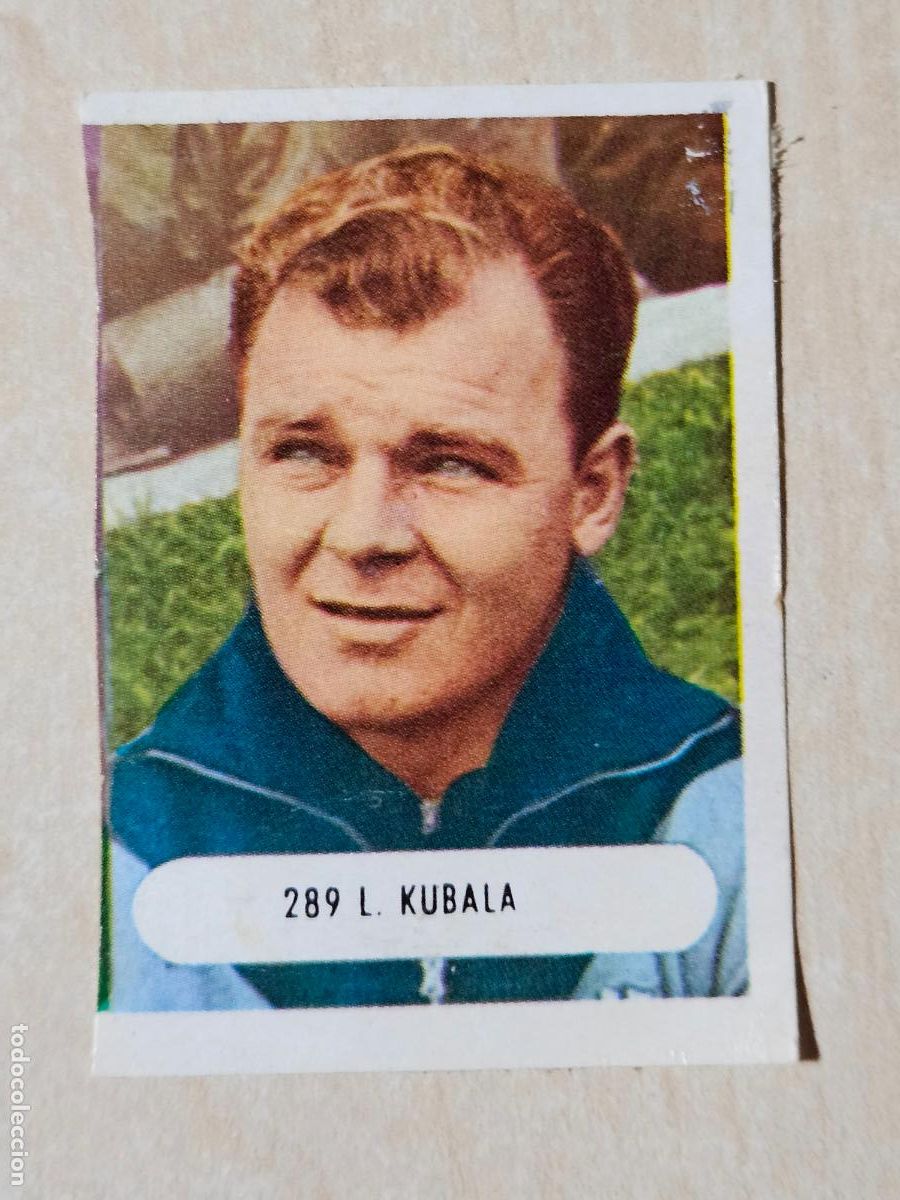 Cromos de f&uacute;tbol: n&ordm; 289 kubala - seleccion espa&ntilde;ola - Editorial Ruiz Romero 1971-1972, 71-72 - cromo recuperado