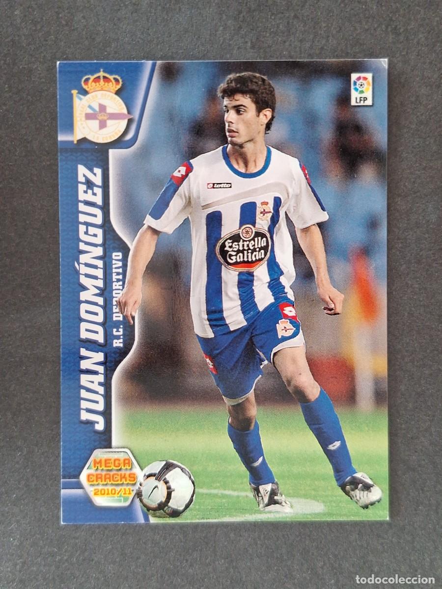 Cromos de f&uacute;tbol: LVM JUAN DOMINGUEZ DEPORTIVO DE LA CORU&Ntilde;A 85 BIS PANINI MEGACRACKS 2010 2011 10 11