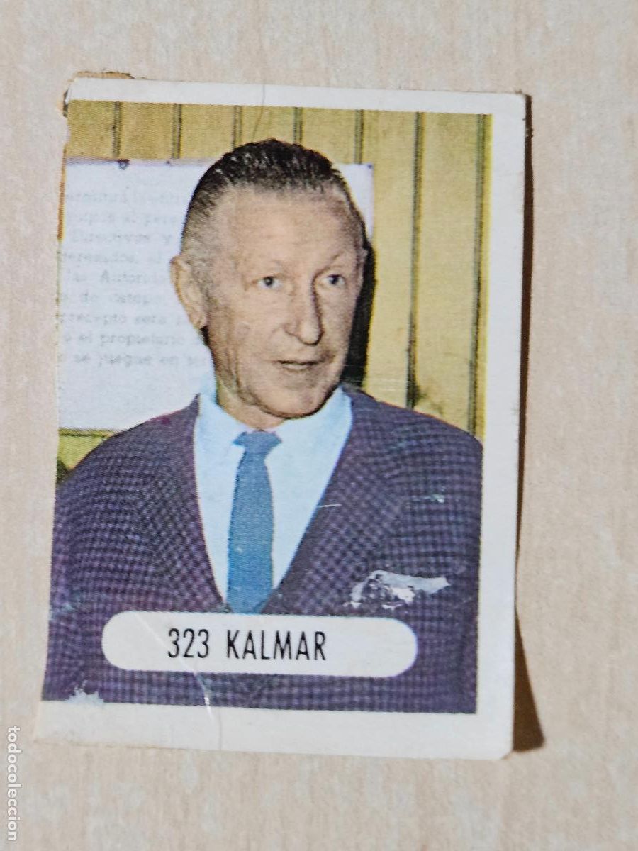 Cromos de f&uacute;tbol: n&ordm; 323 kalmar - entrenadores - Editorial Ruiz Romero 1971-1972, 71-72 - cromo recuperado
