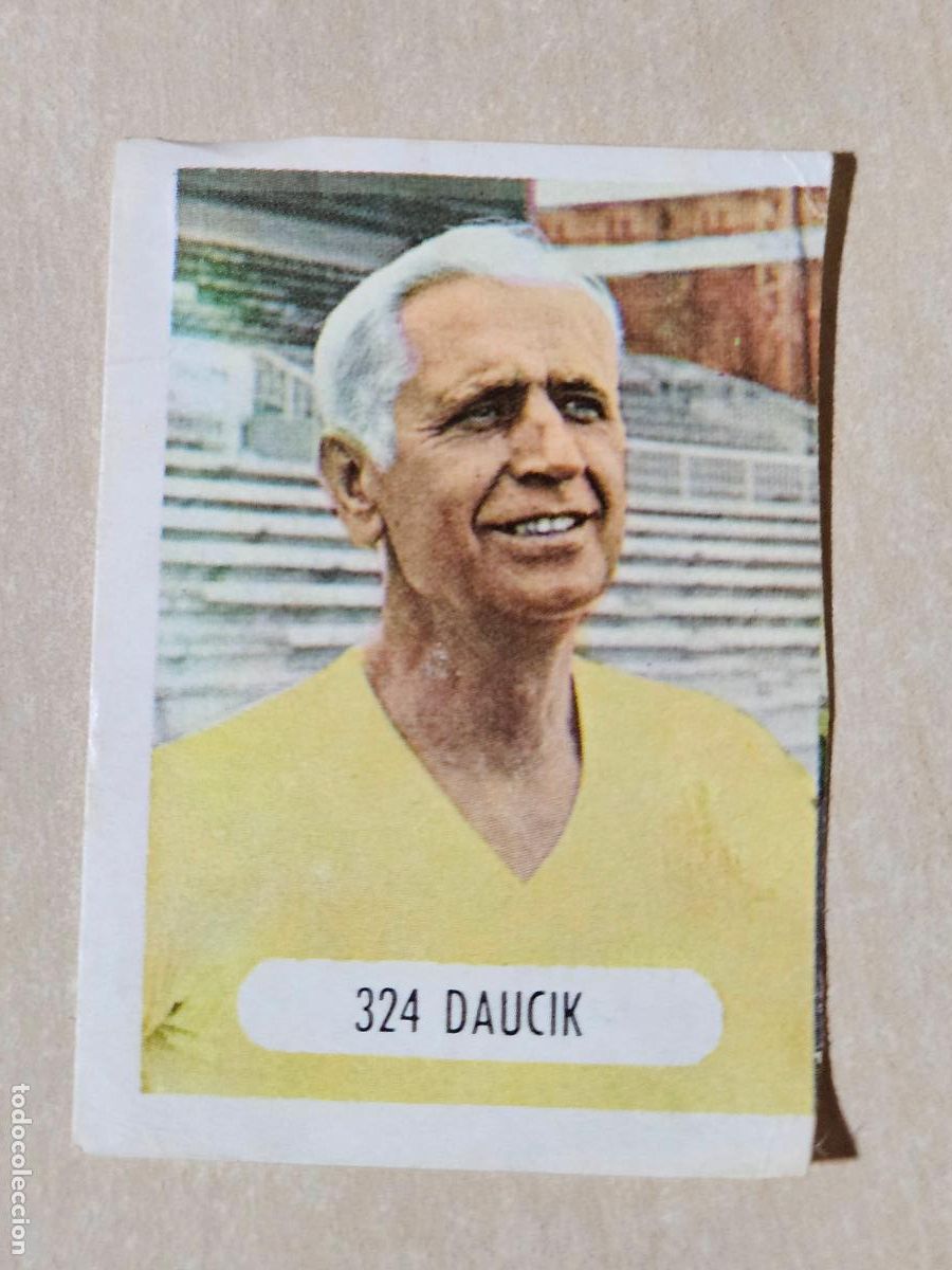 Cromos de f&uacute;tbol: n&ordm; 324 daucik - entrenadores - Editorial Ruiz Romero 1971-1972, 71-72 - cromo recuperado