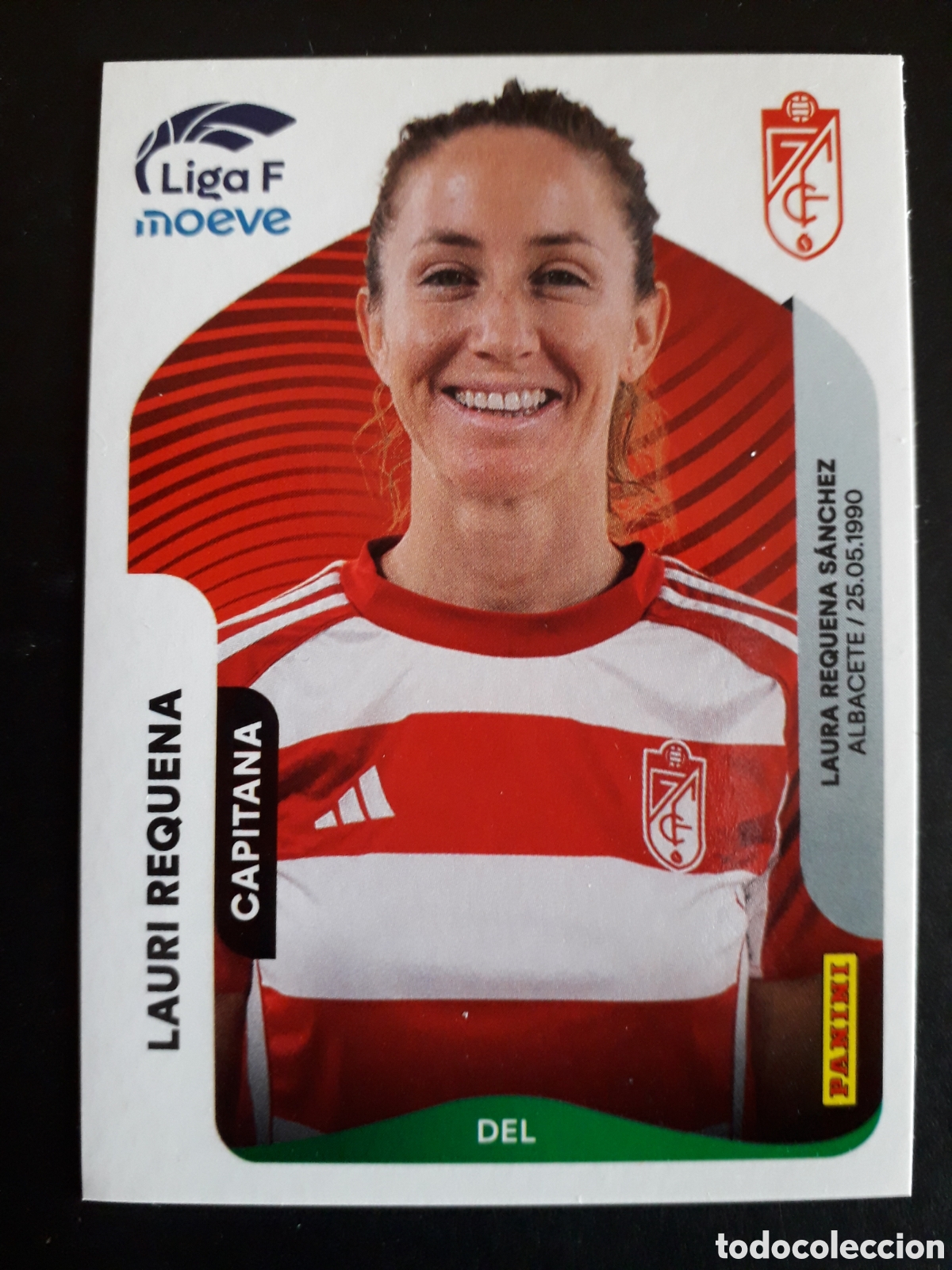Cromos de f&uacute;tbol: LAURI REQUENA GRANADA N&deg; 218 LIGA F FEMENINA 2025 2026 25 26 PANINI SIN PEGAR PEDIDO M&Iacute;NIMO 3&euro;
