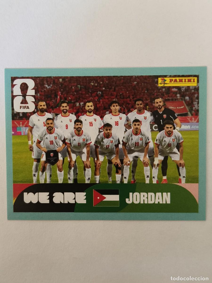Cromos de f&uacute;tbol: #JOR 13 ALINEACION (JORDANIA) MUNDIAL 2026 PANINI
