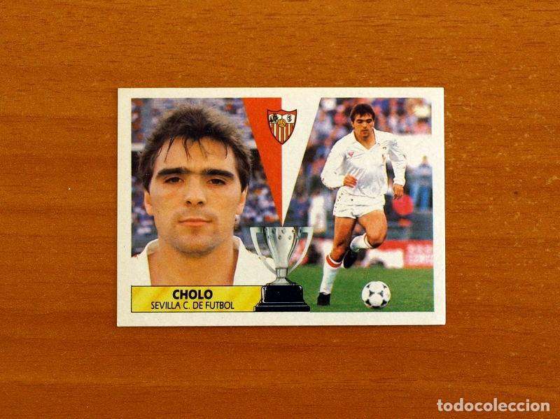 Cromos de f&uacute;tbol: Sevilla - Cholo - Ediciones Este Liga 1987-1988, 87-88 - Nunca Pegado