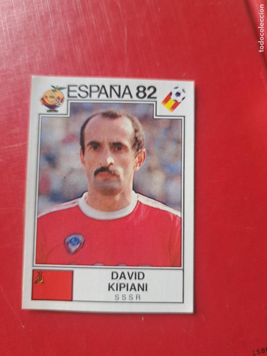Cromos de f&uacute;tbol: ST N&ordm; 395 URSS SSSR DAVID KIPIANI MUNDIAL ESPA&Ntilde;A 82 1982 PANINI SIN PEGAR