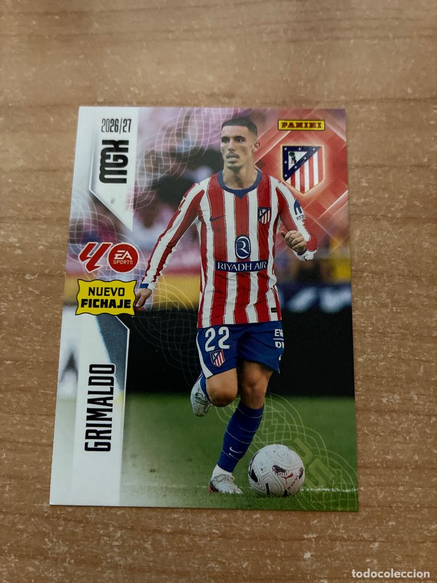 Cromos de f&uacute;tbol: 459 GRIMALDO ATL&Eacute;TICO MADRID NUEVO FICHAJE MEGACRACKS 2026 2027