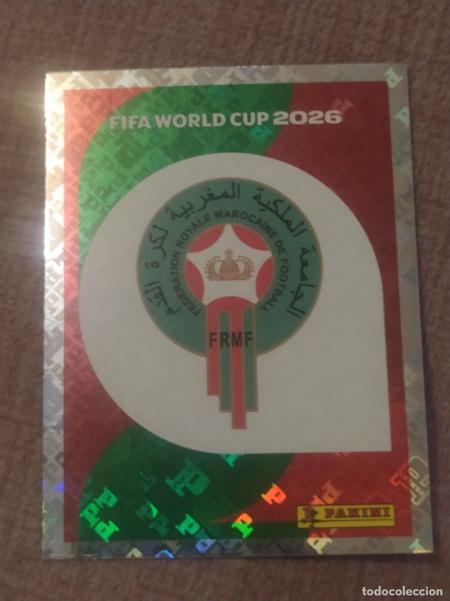 Cromos de f&uacute;tbol: MAR 01 MAR1 ESCUDO 1 Marruecos Mundial 2026 Panini