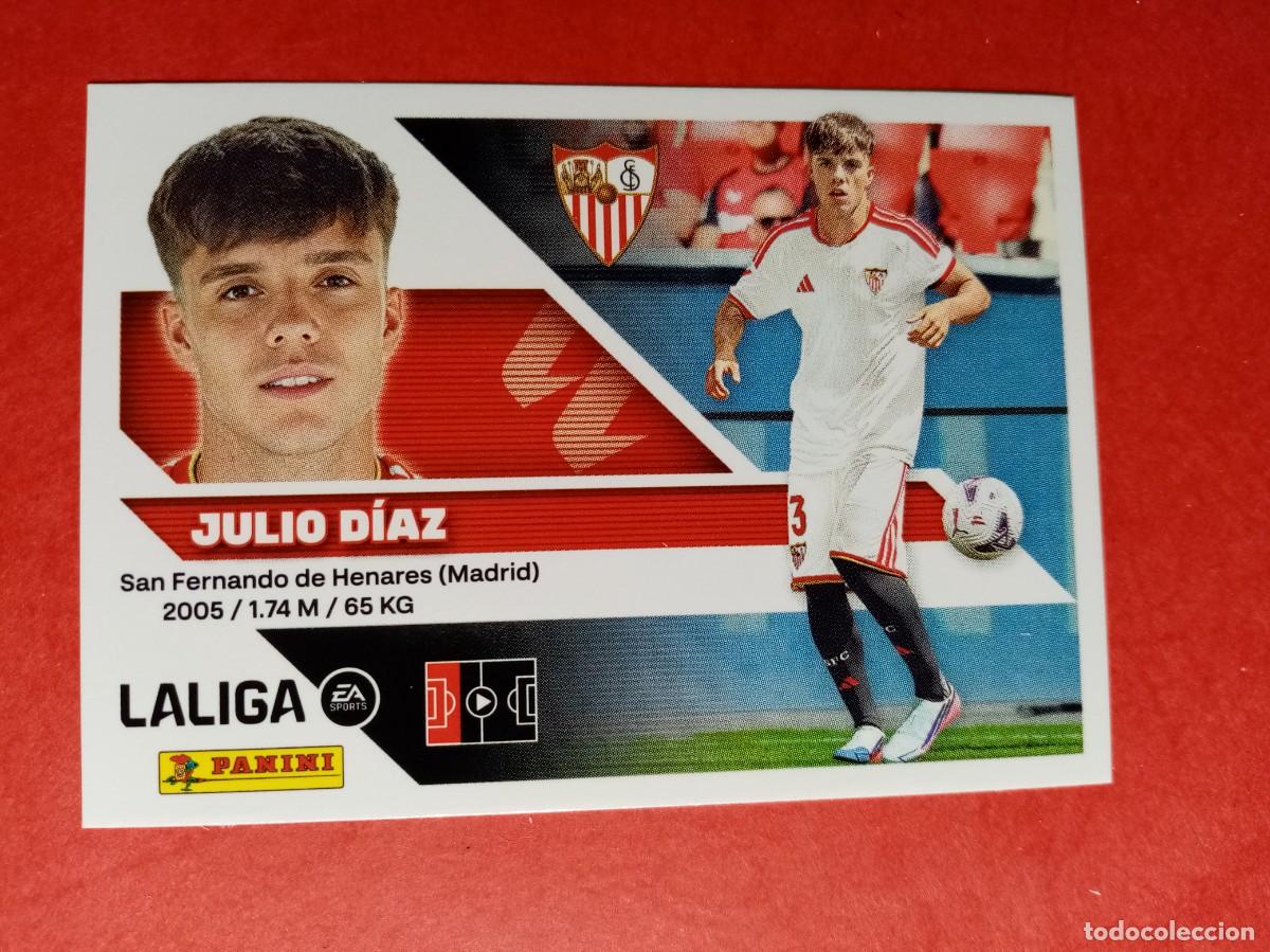Cromos de f&uacute;tbol: N&ordm; 8 BIS 8BIS JULIO DIAZ, COLOCA, SEVILLA FC, LIGA ESTE 2026 2027 26 27 PANINI