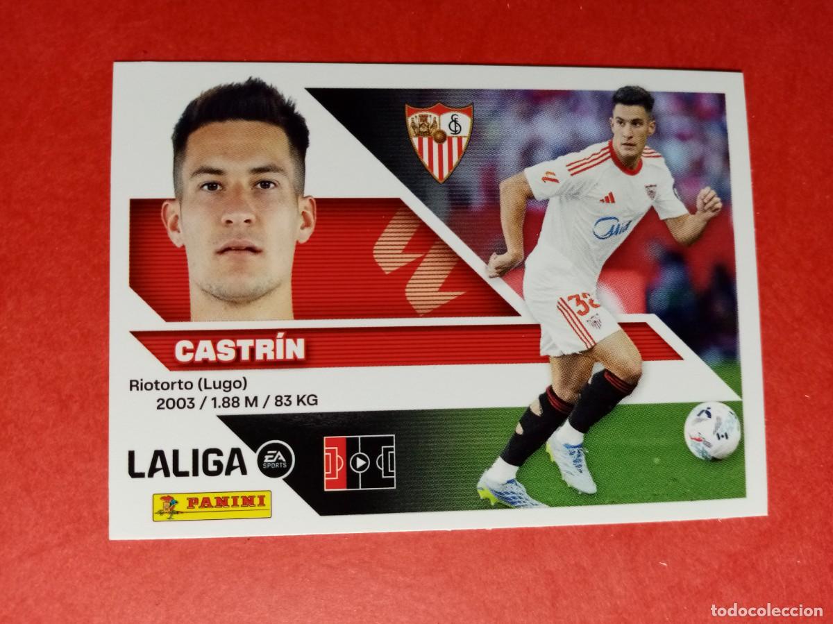 Cromos de f&uacute;tbol: N&ordm; 9 A 9A CASTRIN, SEVILLA FC, LIGA ESTE 2026 2027 26 27 PANINI