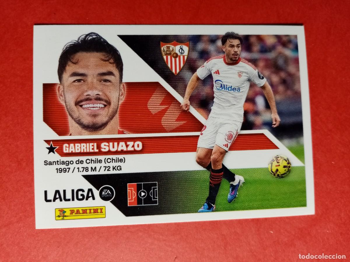 Cromos de f&uacute;tbol: N&ordm; 10 GABRIEL SUAZO, SEVILLA FC, LIGA ESTE 2026 2027 26 27 PANINI