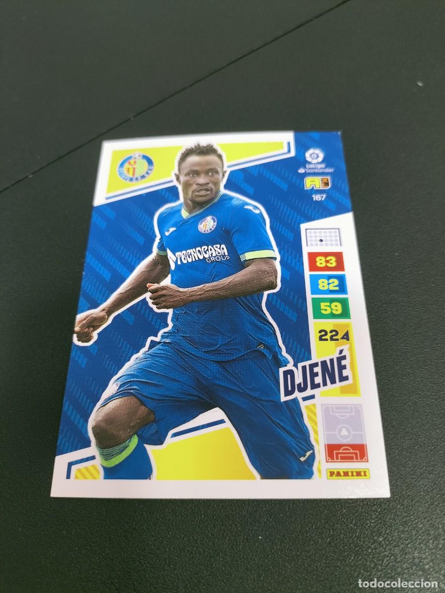 Cromos de f&uacute;tbol: 1 CROMO FICHA PANINI ADRENALYN 2022-2023 22-23 GETAFE C.F 167 DJENE