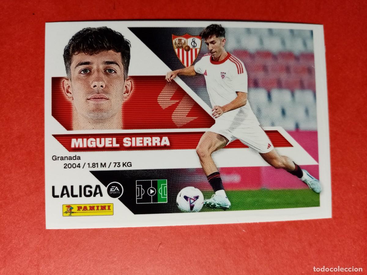 Cromos de f&uacute;tbol: N&ordm; 19 BIS 19BIS MIGUEL SIERRA, COLOCA, SEVILLA FC, LIGA ESTE 2026 2027 26 27 PANINI