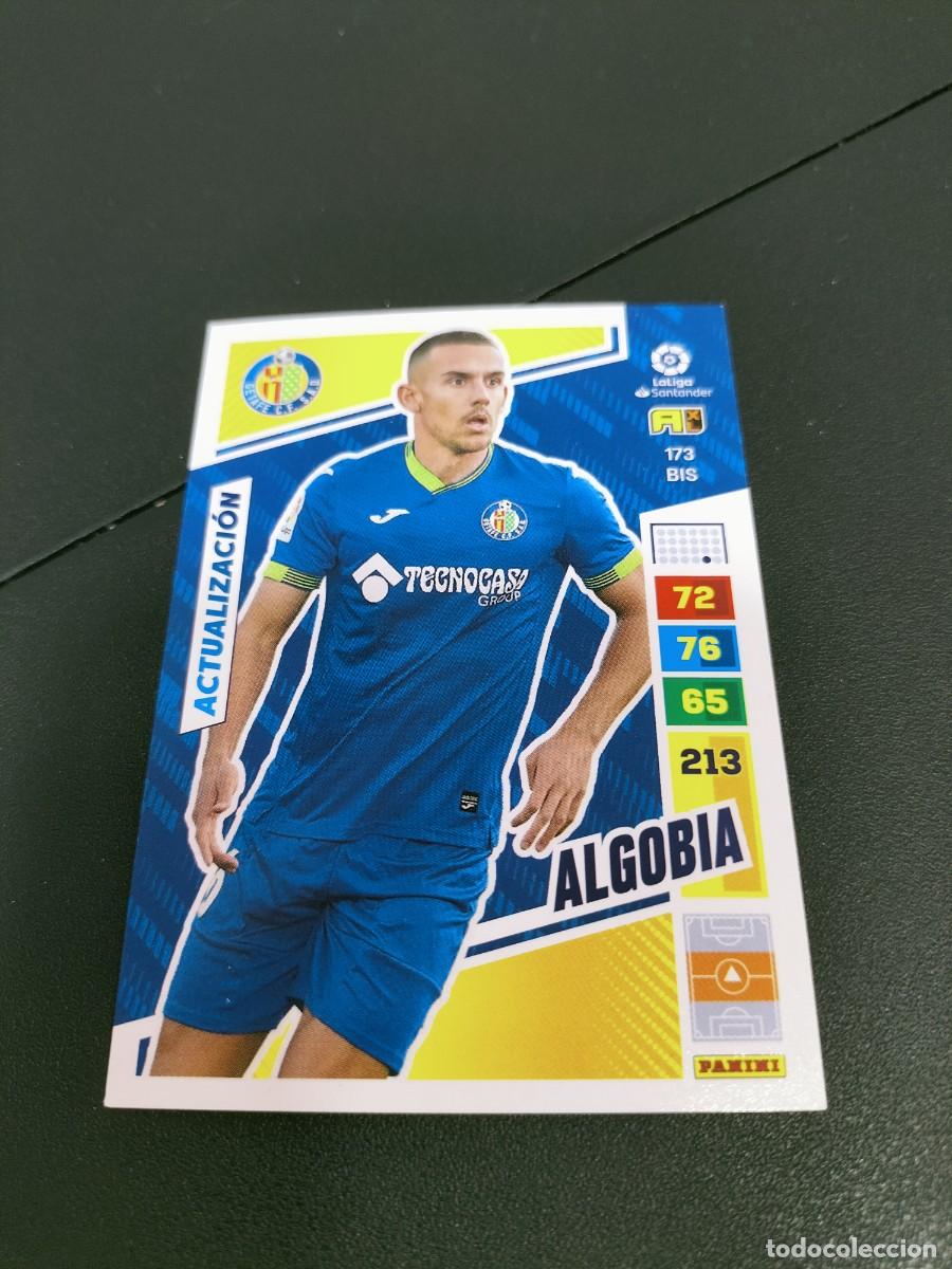 Cromos de f&uacute;tbol: 1 CROMO FICHA PANINI ADRENALYN 2022-2023 22-23 GETAFE C.F 173 bis ALGOBIA ( ACTUALIZACI&Oacute;N