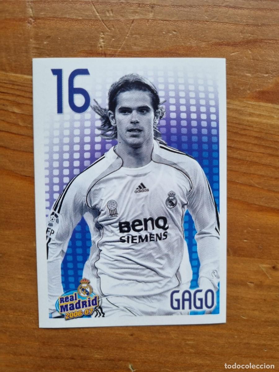 Cromos de f&uacute;tbol: 96 GAGO. Real Madrid 2006 2007 06 07 (Panini)