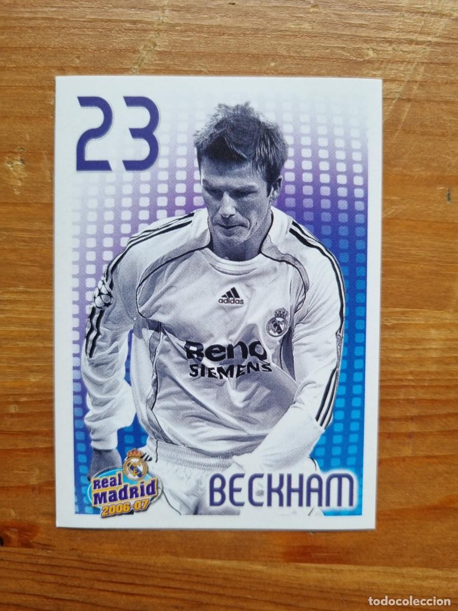 Cromos de f&uacute;tbol: 108 BECKHAM. Real Madrid 2006 2007 06 07 (Panini)