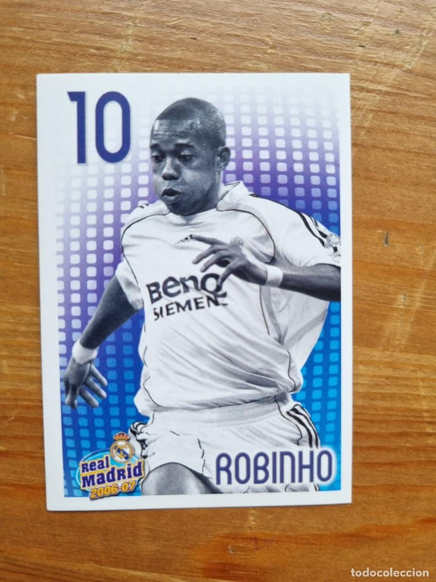 Cromos de f&uacute;tbol: 132 ROBINHO. Real Madrid 2006 2007 06 07 (Panini)