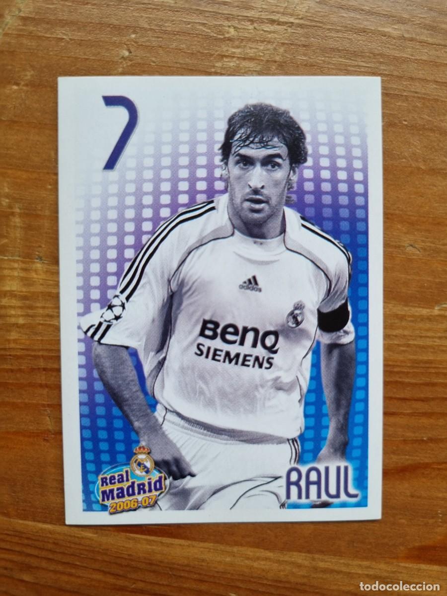 Cromos de f&uacute;tbol: 144 RA&Uacute;L. Real Madrid 2006 2007 06 07 (Panini)
