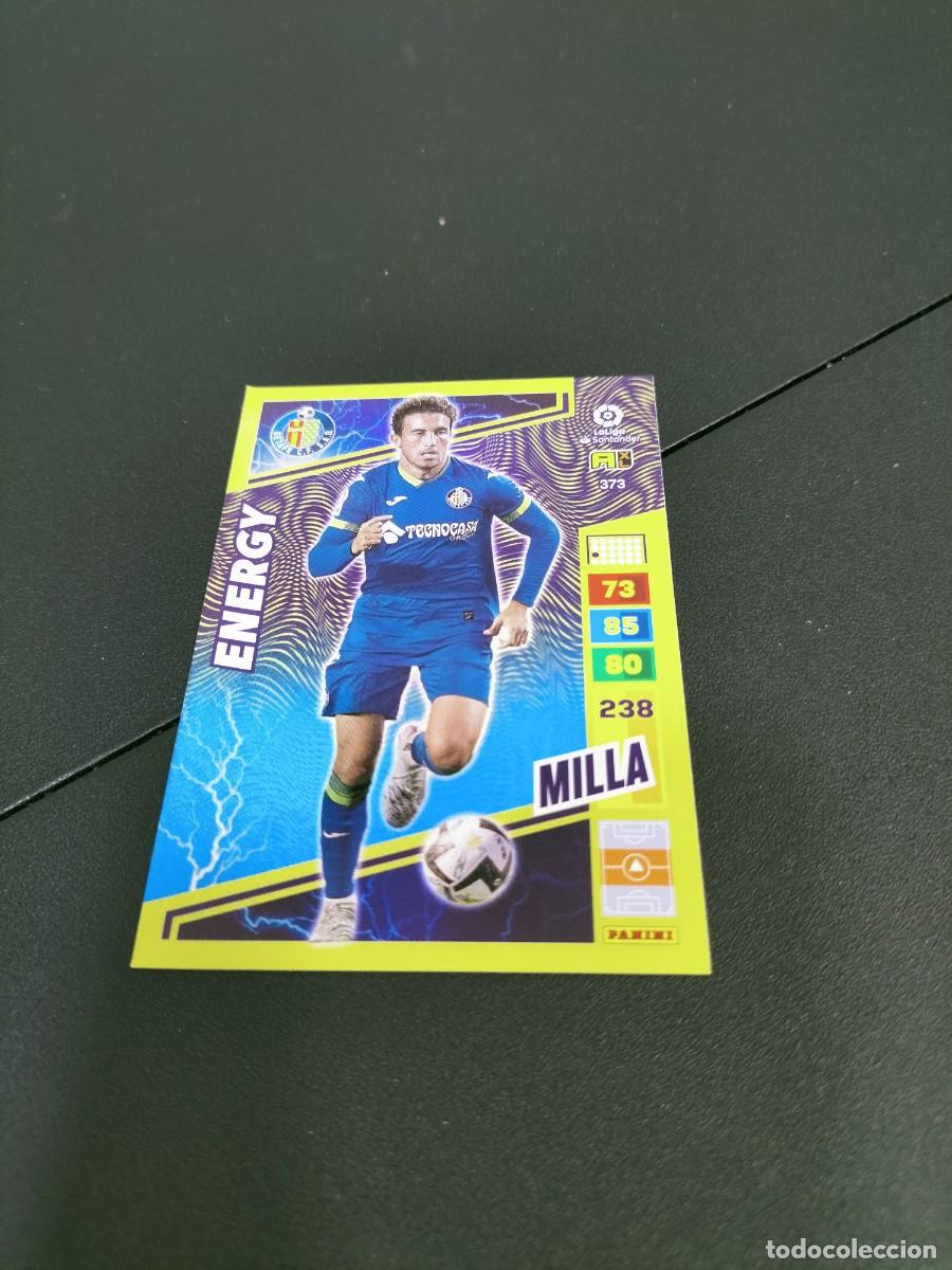 Cromos de f&uacute;tbol: 1 CROMO FICHA PANINI ADRENALYN 2022-2023 22-23 GETAFE C.F 373 MILLA ( ENERGY