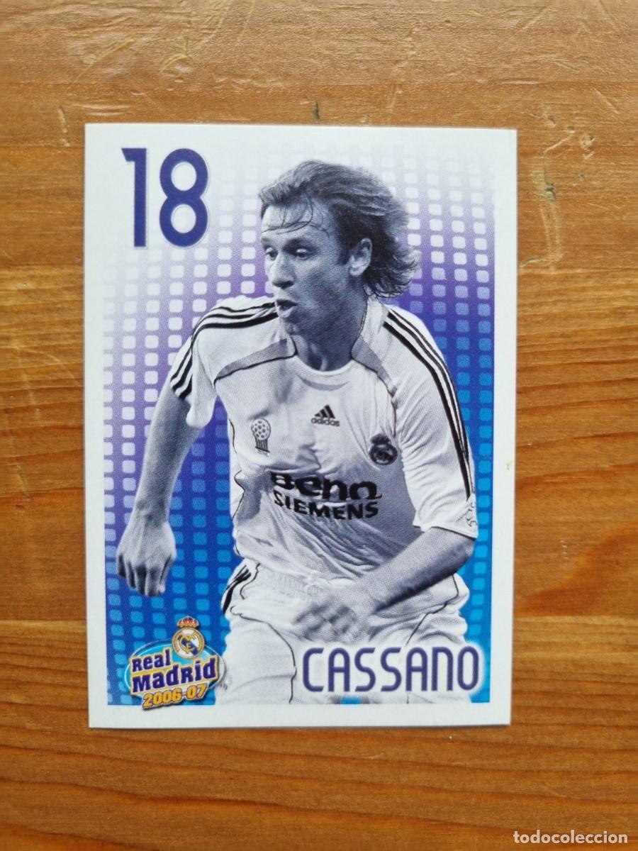 Cromos de f&uacute;tbol: 150 CASSANO. Real Madrid 2006 2007 06 07 (Panini)