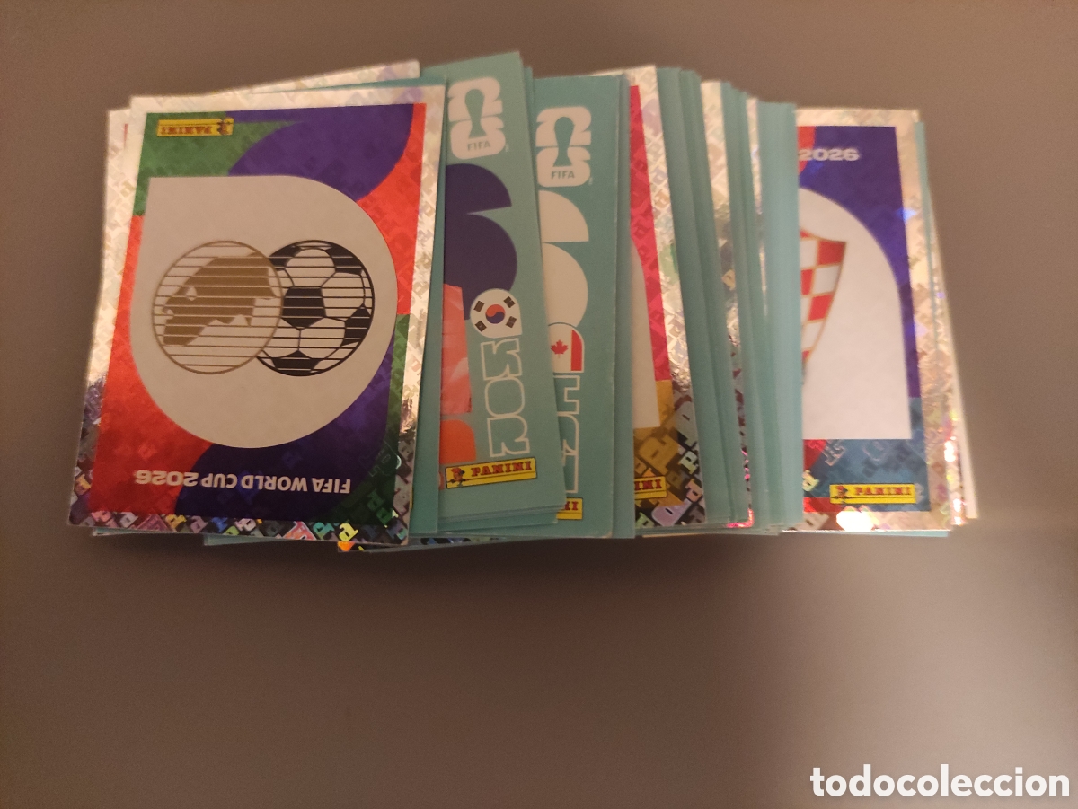 Cromos de f&uacute;tbol: Mundial 2026 Cromos de sobre