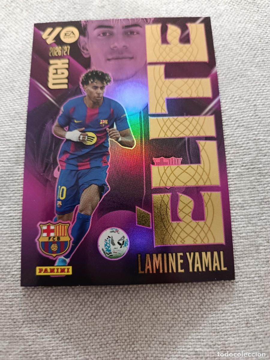 Cromos de f&uacute;tbol: Megacracks 26/27. 9- Lamine Yamal. Barcelona. Elite.
