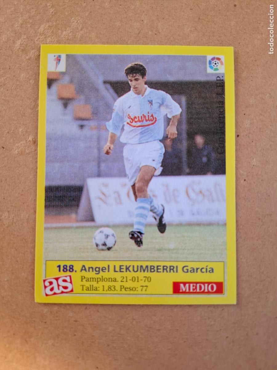 Cromos de f&uacute;tbol: LIGA 95 96 1995 1996 - AS - 188 LEKUMBERRI - S.D. COMPOSTELA ( NUNCA PEGADO )