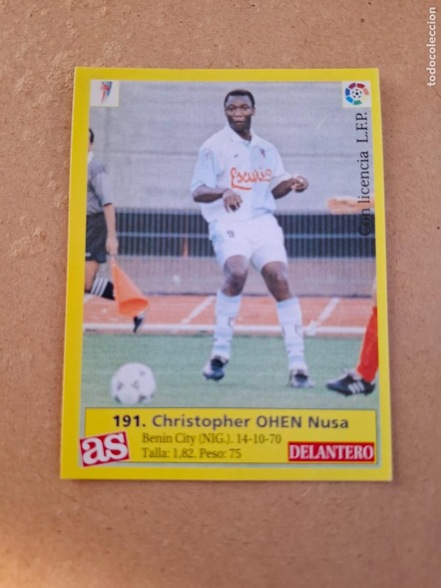 Cromos de f&uacute;tbol: LIGA 95 96 1995 1996 - AS - 191 OHEN - S.D. COMPOSTELA ( NUNCA PEGADO )