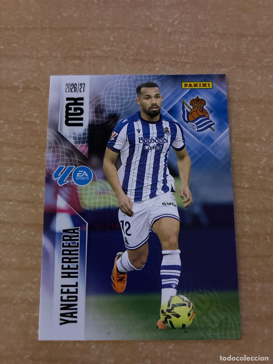 Cromos de f&uacute;tbol: 318 YANGEL HERRERA REAL SOCIEDAD MEGACRACKS 2026 2027