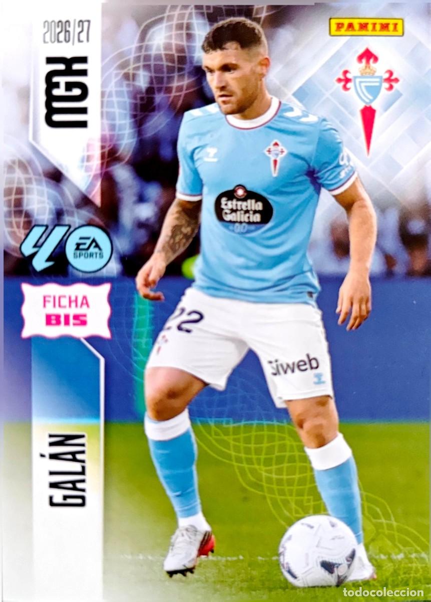 Cromos de f&uacute;tbol: 117 Bis Javier Galan - RC Celta de Vigo - PANINI Megacracks MGK 2026 2027 26 27