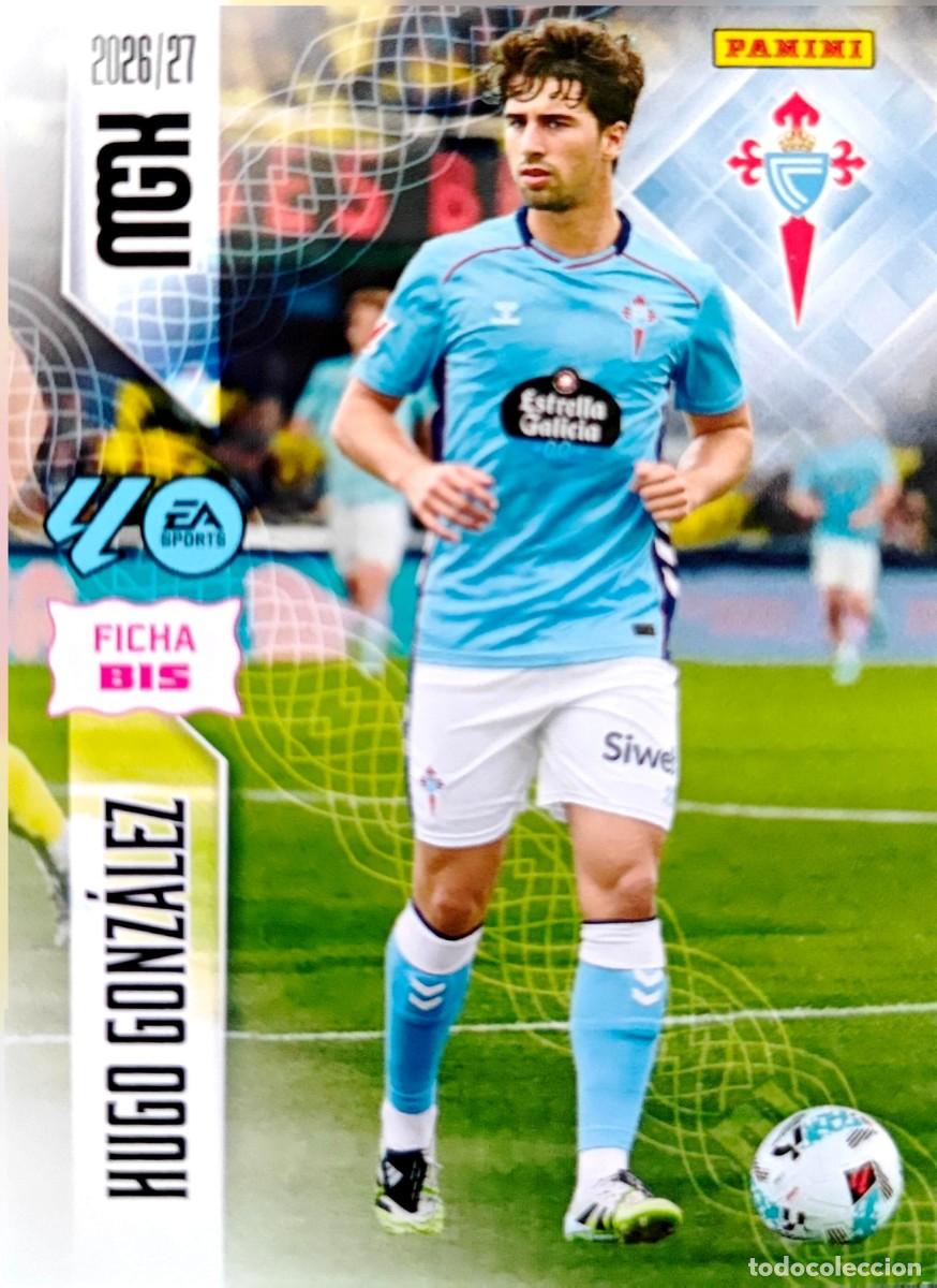 Cromos de f&uacute;tbol: 123 Bis Hugo Gonzalez - RC Celta de Vigo - PANINI Megacracks MGK 2026 2027 26 27