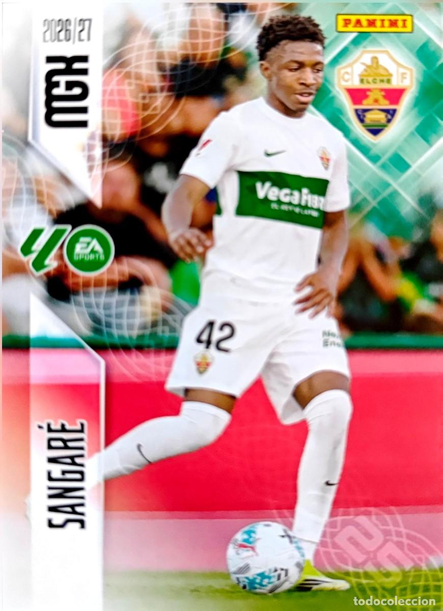 Cromos de f&uacute;tbol: 148 Sangare - Elche CF - PANINI Megacracks MGK 2026 2027 26 27