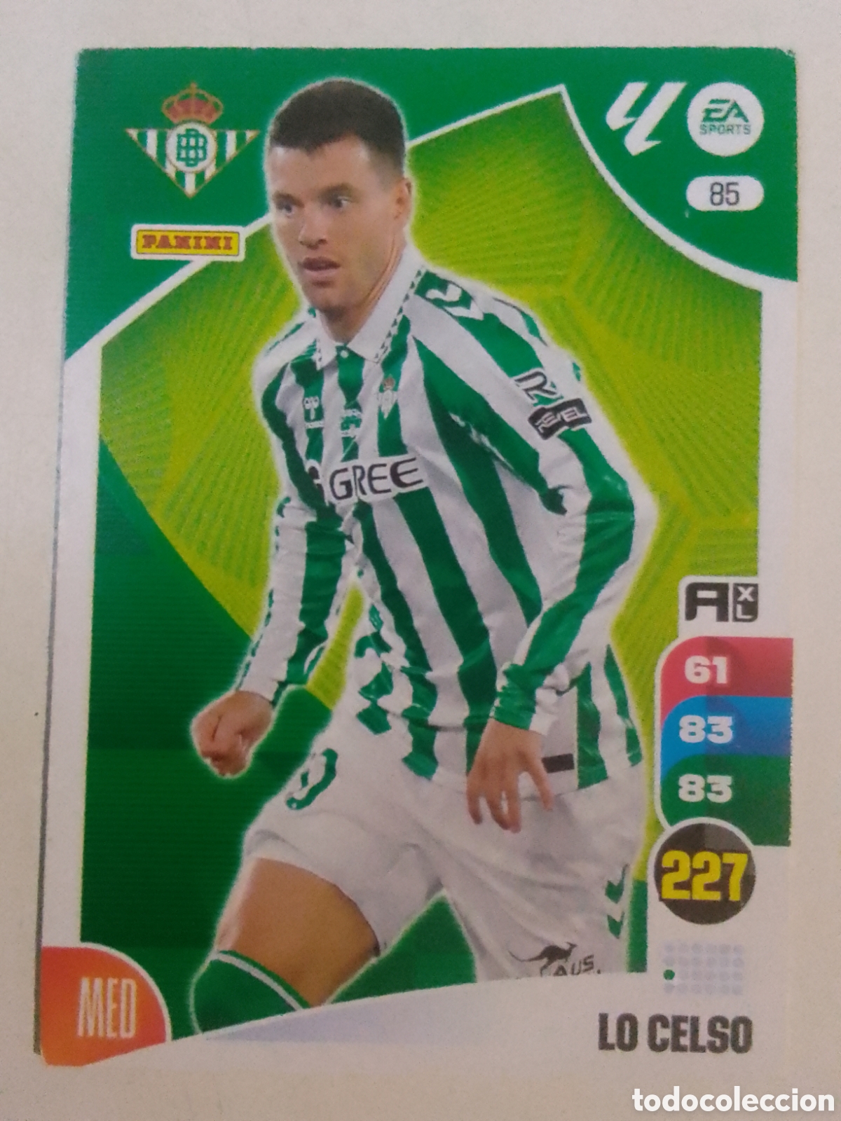 Cromos de f&uacute;tbol: Adrenalyn XL 2024-25 n&deg; 85 Lo Celso &bull; Betis.
