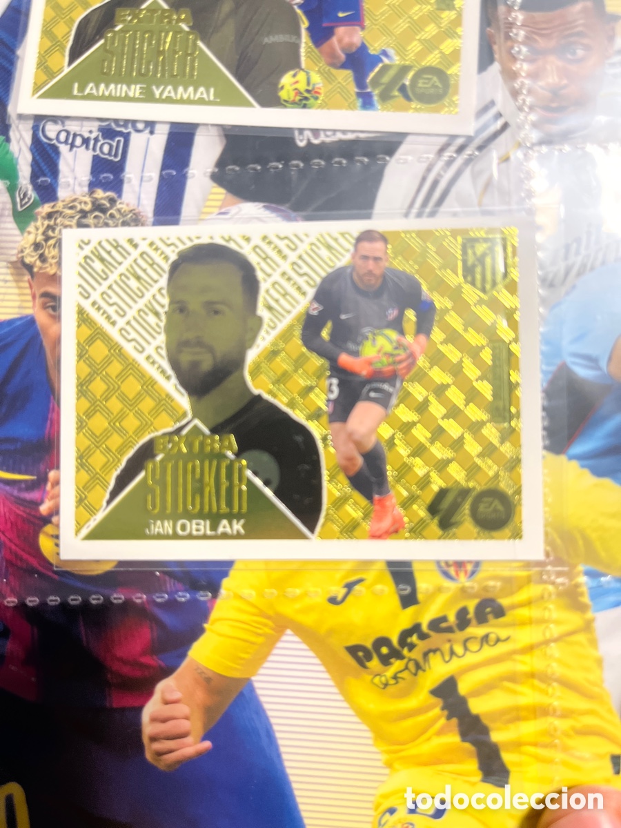 Cromos de f&uacute;tbol: Jan Oblak extra sticker Oro. 2026-27