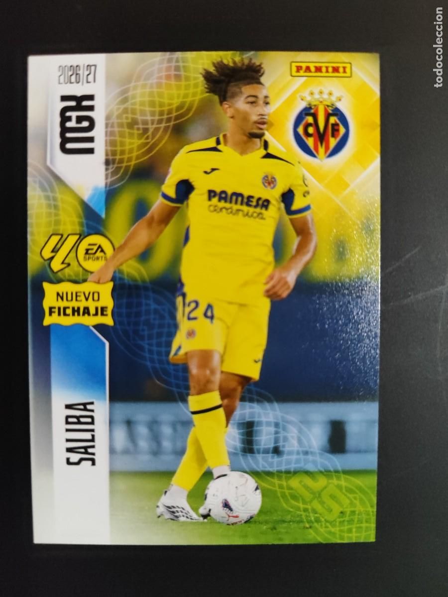 Football Stickers: TERCERA EDICION MEGACRACKS 26/27 3&ordf; EDICION CARD N. FICHAJE SALIBA VILLARREAL # 506