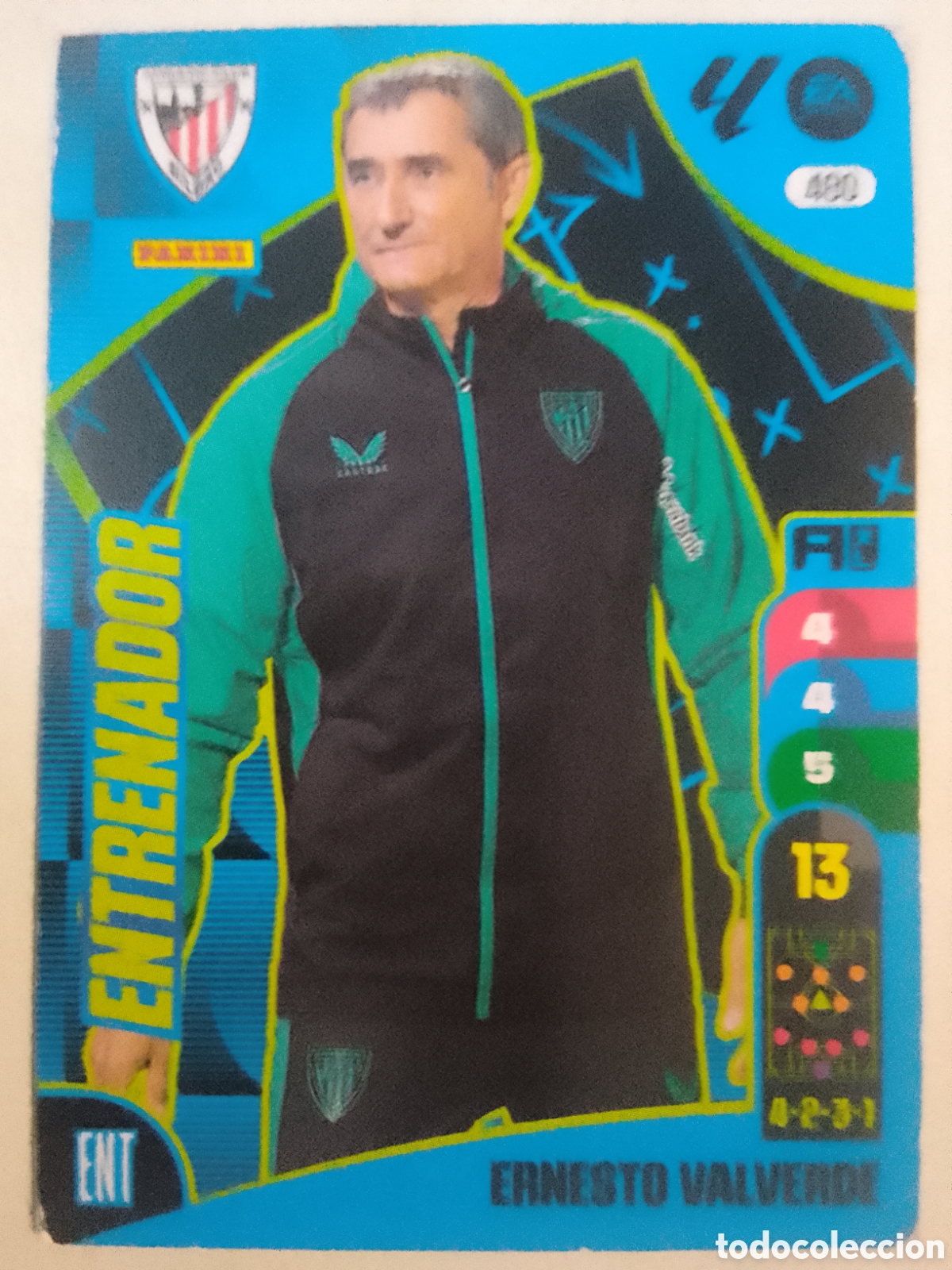 Football Stickers: Adrenalyn XL 2024-25 n&deg; 480 Ernesto Valverde &bull; Athletic Club.
