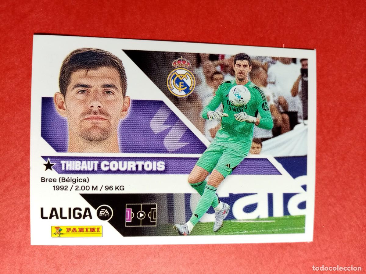 Football Stickers: N&ordm; 3 THIBAUT COURTOIS, REAL MADRID, LIGA ESTE 2026 2027 26 27 PANINI