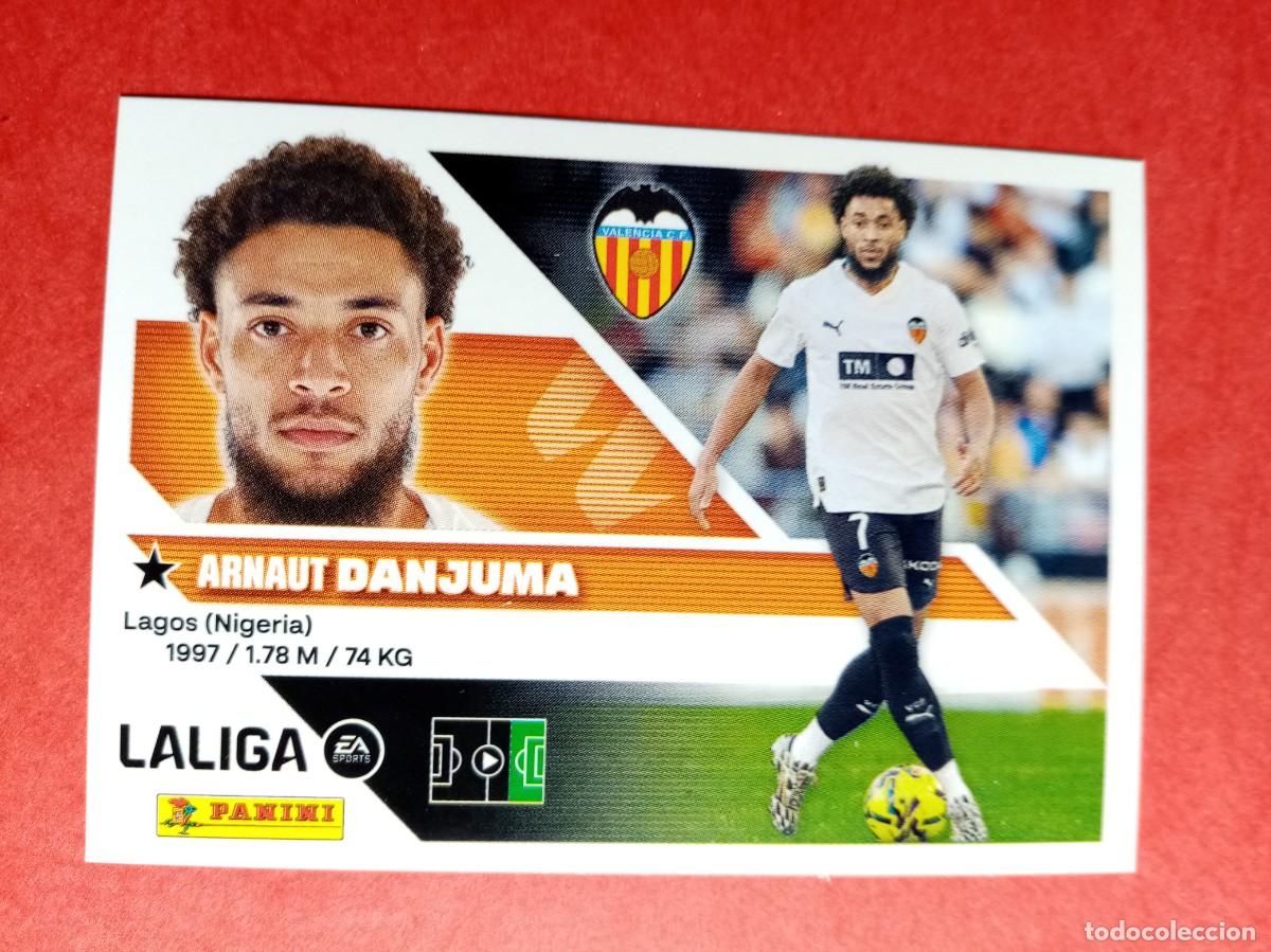 Cromos de f&uacute;tbol: N&ordm; 19 BIS 19BIS ARNAUT DANJUMA, VALENCIA CF, LIGA ESTE 2026 2027 26 27 PANINI