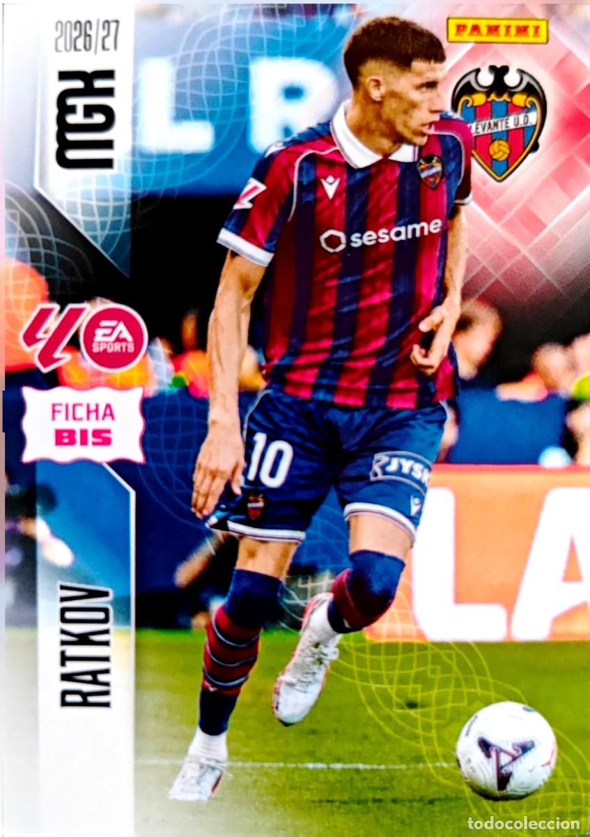 Cromos de f&uacute;tbol: 212 Bis Petar Ratkov - Levante UD - PANINI Megacracks MGK 2026 2027 26 27