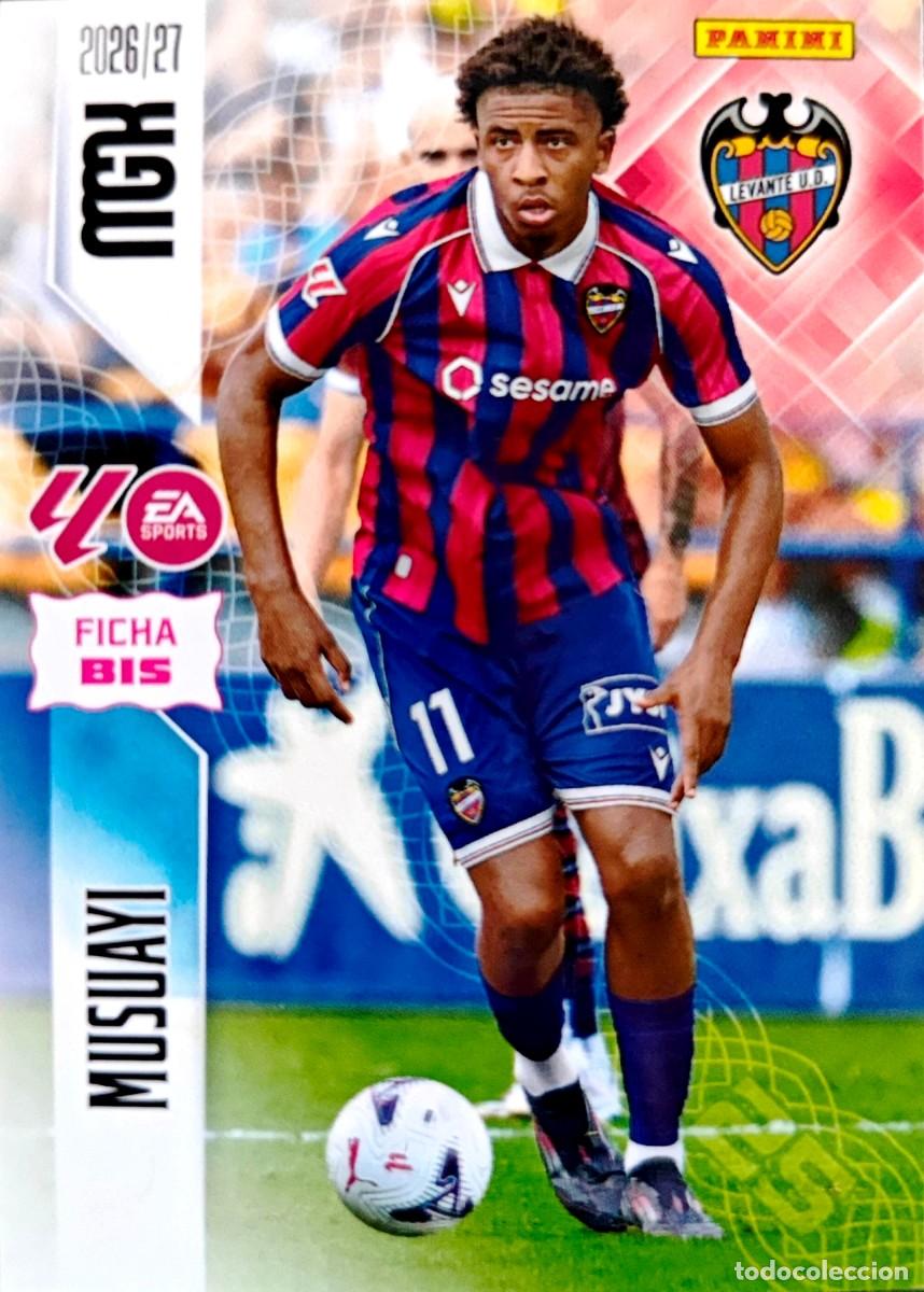 Cromos de f&uacute;tbol: 215 Bis Yanis Musuayi - Levante UD - PANINI Megacracks MGK 2026 2027 26 27