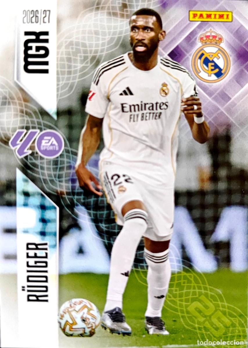 Cromos de f&uacute;tbol: 223 Antonio R&uuml;diger - Real Madrid - PANINI Megacracks MGK 2026 2027 26 27