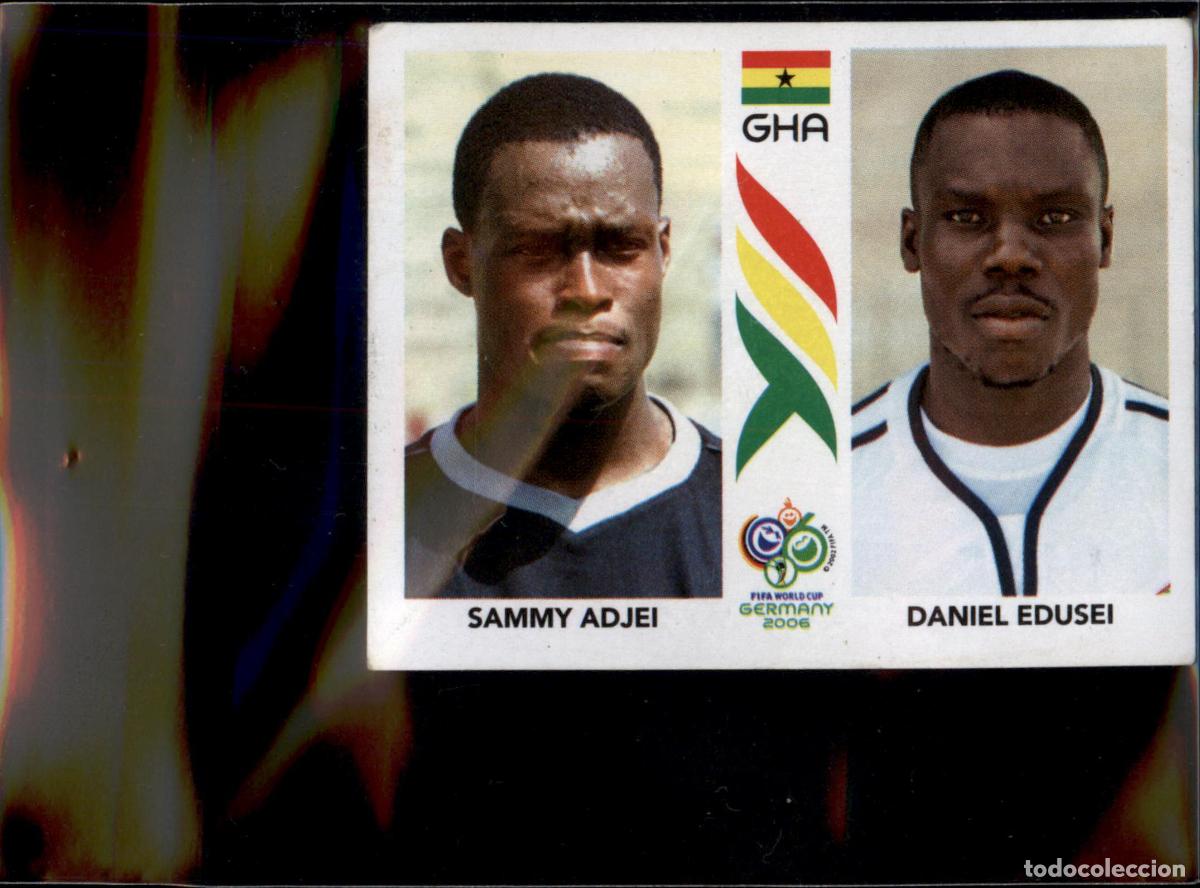 Cromos de f&uacute;tbol: Sammy Adjei Daniel Edusei N&ordm; 313 Ghana Mundial Alemania 2006 Panini 06 Fifa World Cup Germany