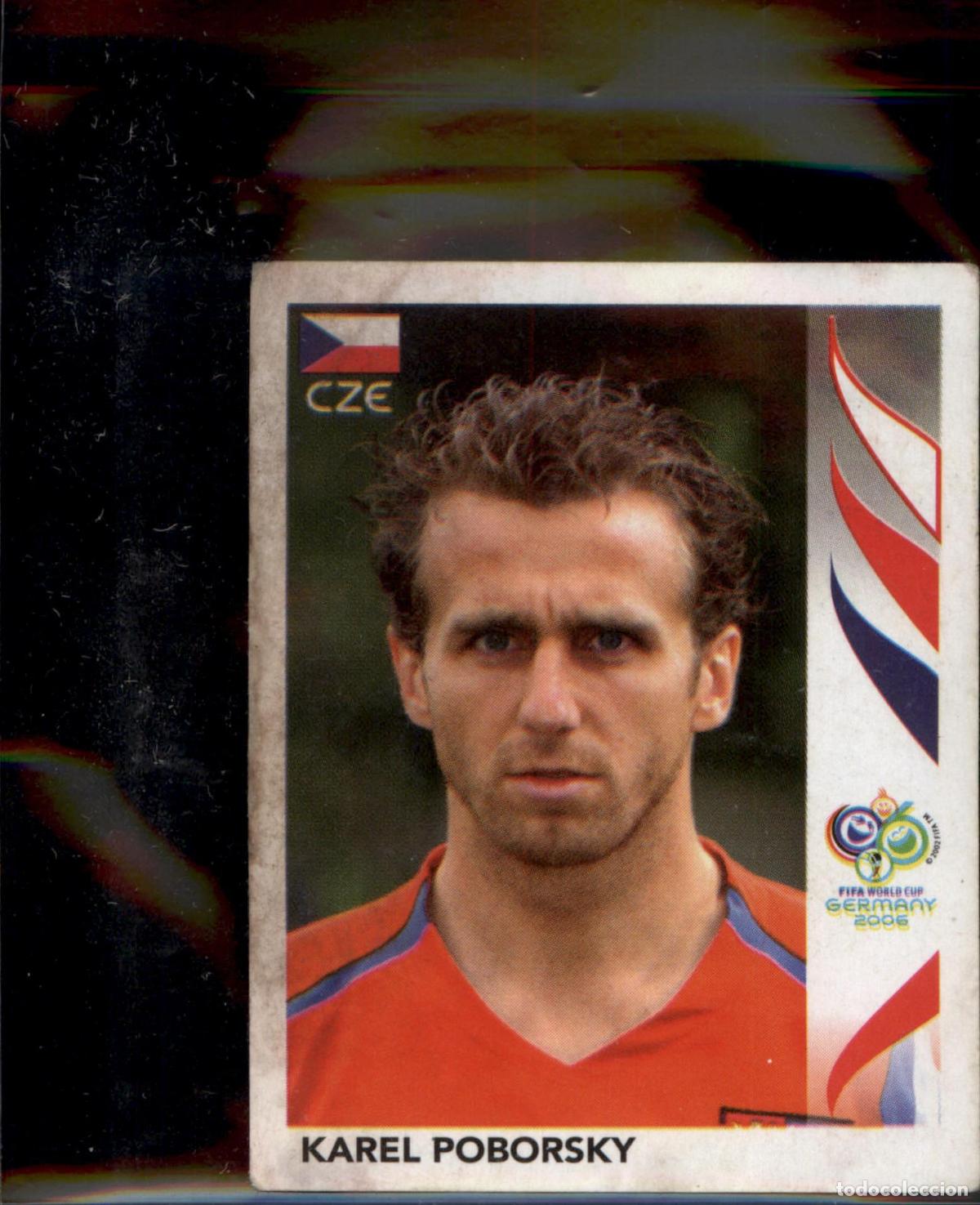 Cromos de f&uacute;tbol: Karel Poborsky N&ordm; 370 Rep&uacute;blica Checa Mundial Alemania 2006 Panini 06 Fifa World Cup Germany