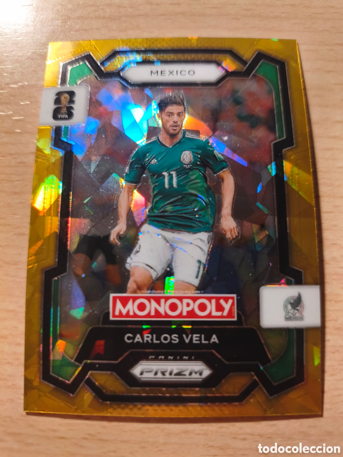 Cromos de f&uacute;tbol: 53 CARLOS VELA M&Eacute;XICO CRACKED ICE MONOPOLY PRIZM FIFA WORLD CUP 2026 MUNDIAL PANINI 26