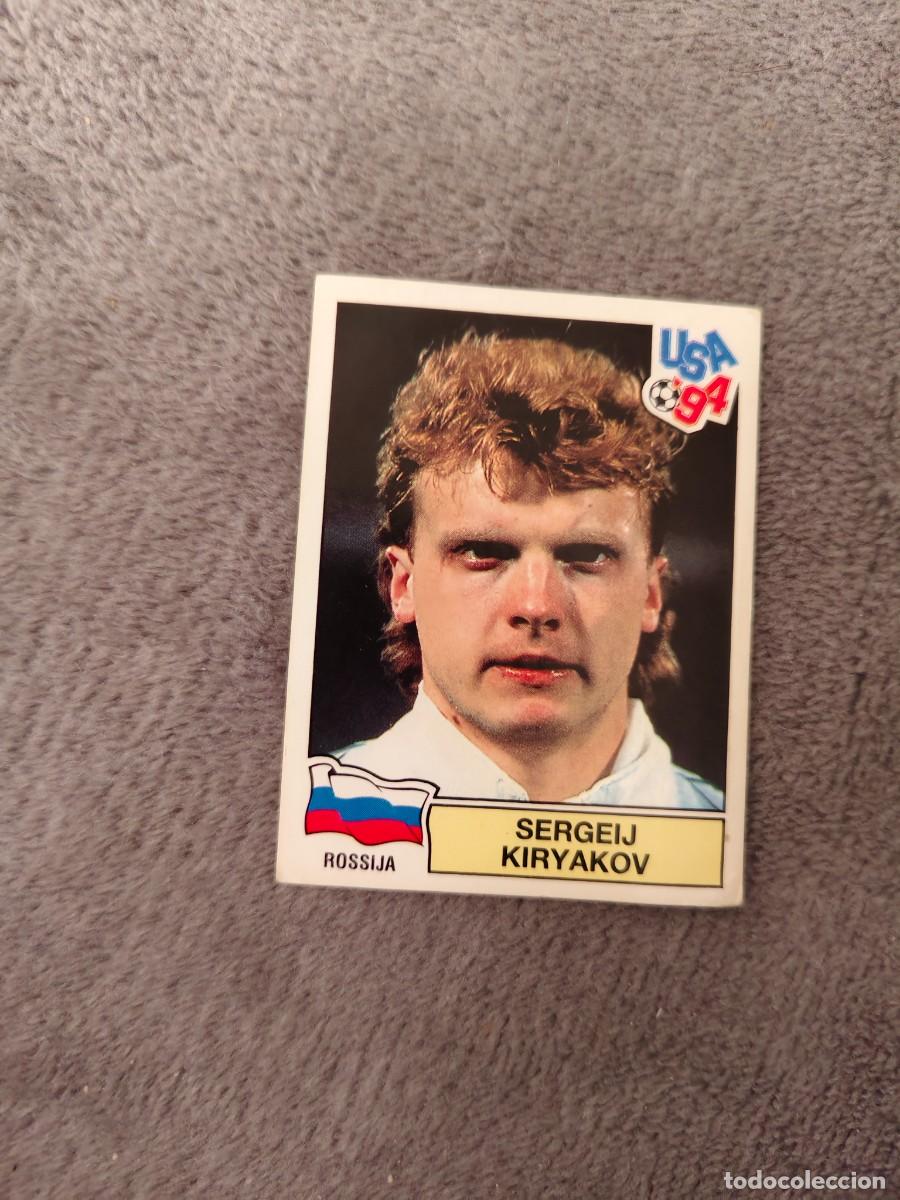Cromos de f&uacute;tbol: 123 USA 94 MUNDIAL 1994 PANINI SERGEI KIRYAKOV - RUSIA -- WORLD CUP CROMO ABC
